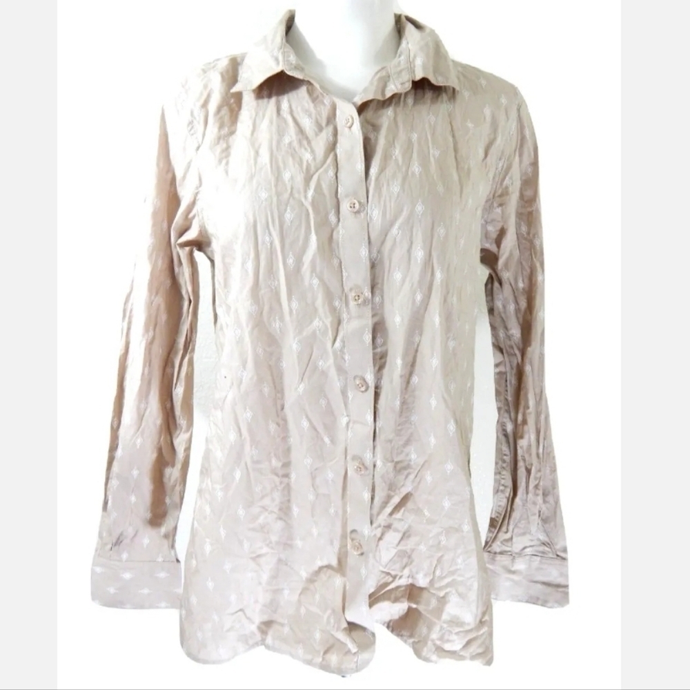 Garnet Hill Organic Cotton Button Down Shirt